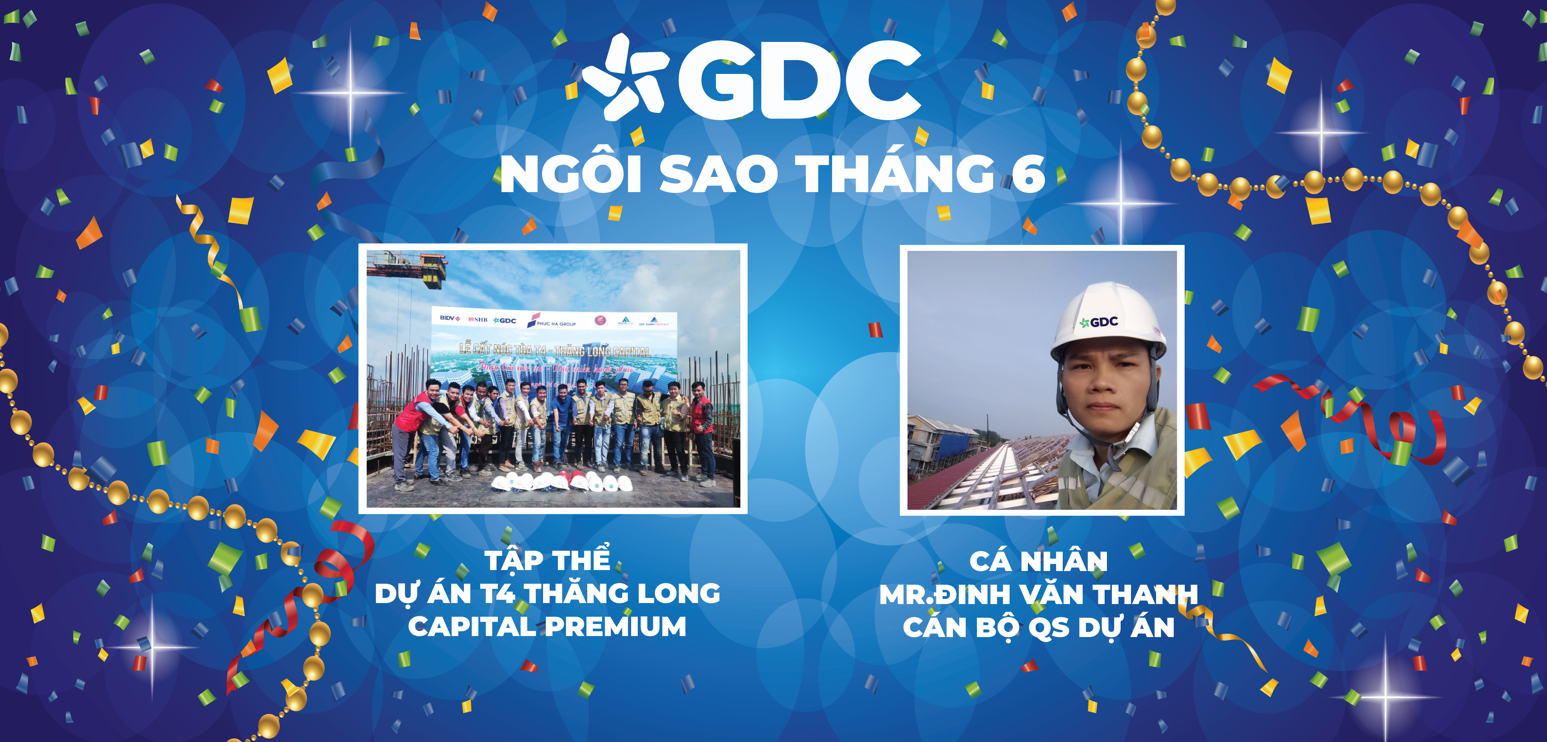 Tập đoàn GDC :Khên thưởng tập thể, cá nhân có thành tích xuất sắc trong tháng 6