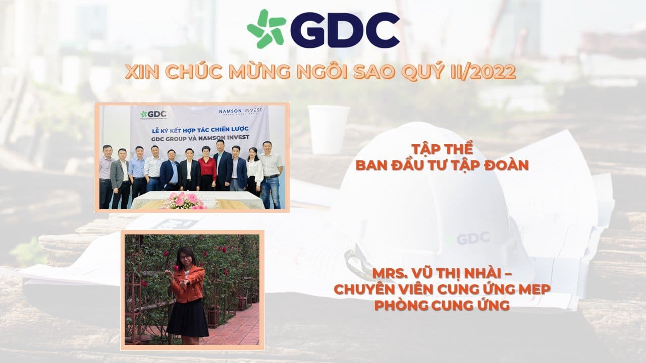 Tập đoàn GDC khen thưởng tập thể, cá nhân có thành tích xuất sắc trong quý II năm 2022