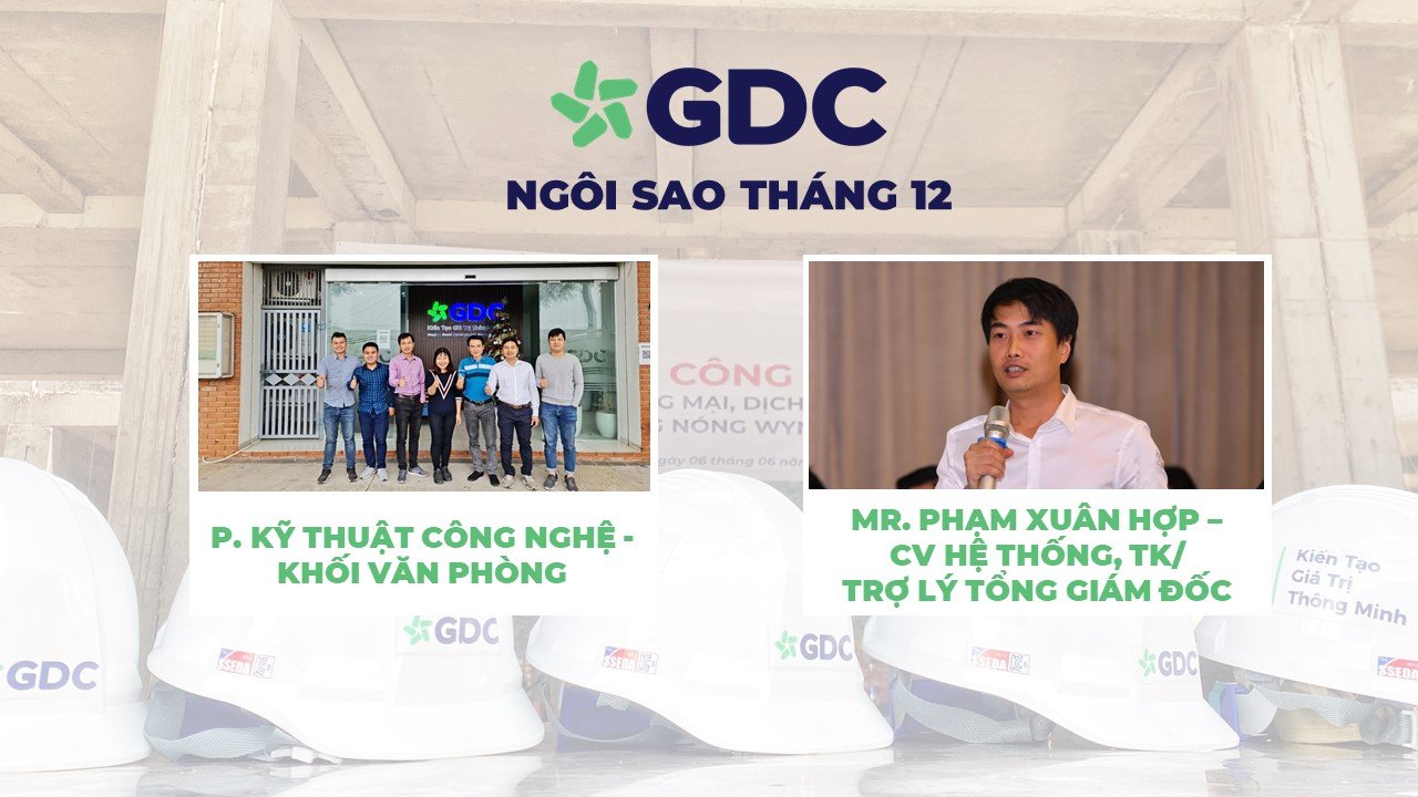 GDC GROUP khen thưởng cá nhân, tập thể có thành tích xuất sắc trong tháng 12