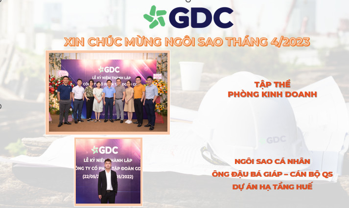 Ngôi sao tháng 04/2023 Vinh danh tập thể và cá nhân có thành tích xuất sắc